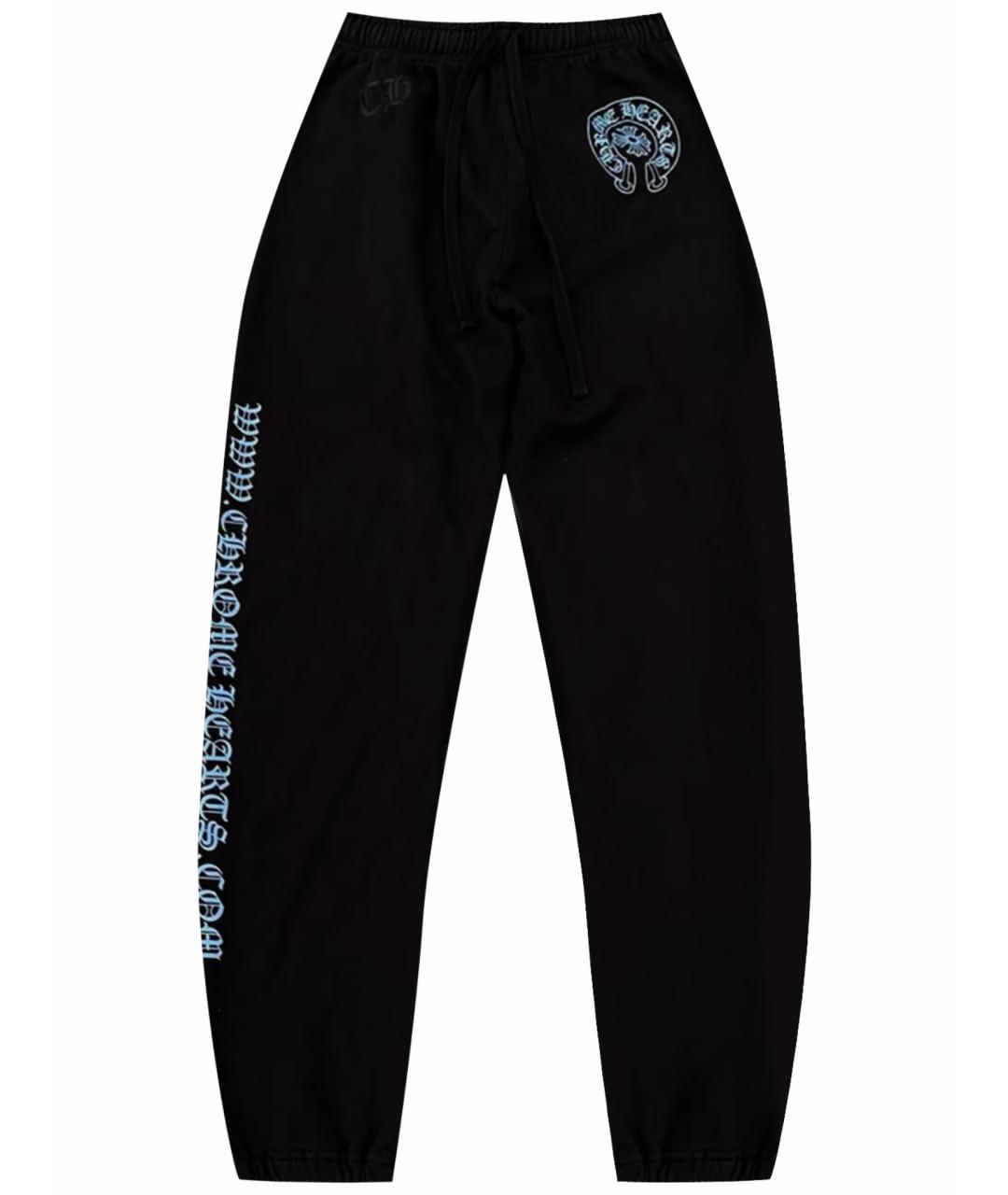 CHROME HEARTS Черные хлопковые спортивные брюки и шорты, фото 1
