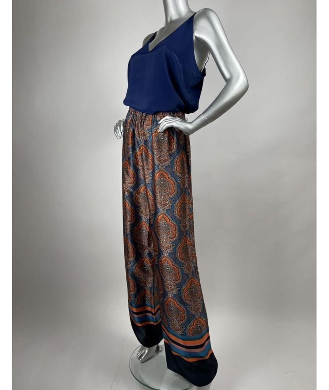 MAX MARA Мульти вискозные прямые брюки, фото 7