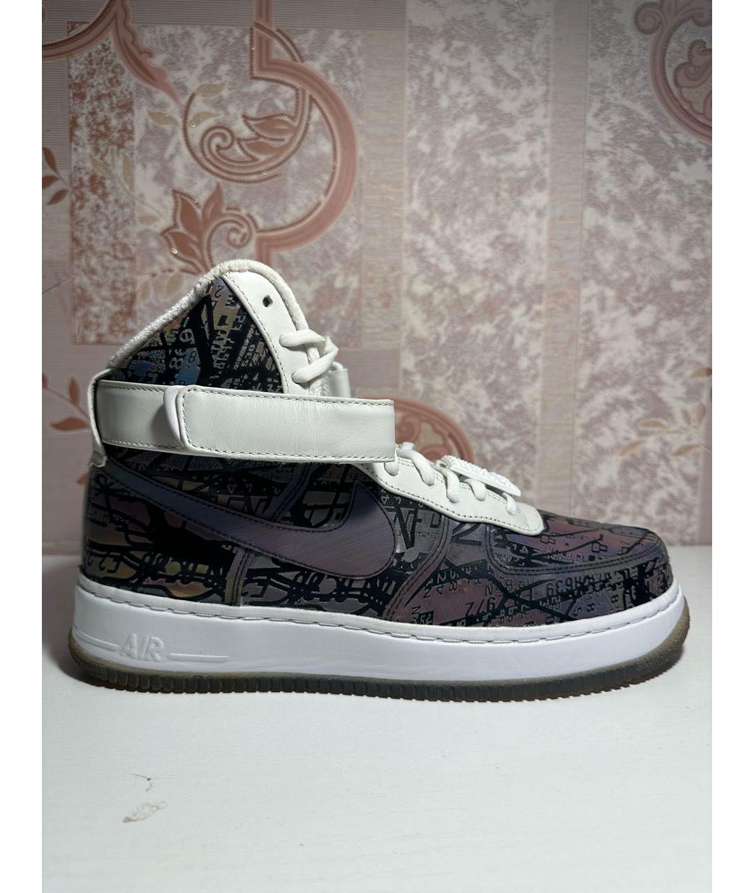 NIKE Кожаные высокие кроссовки / кеды, фото 9