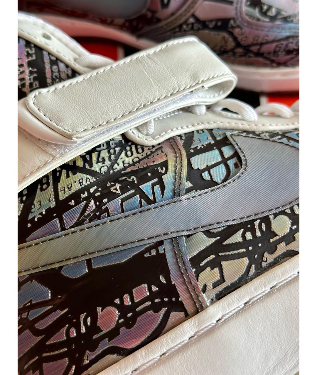 NIKE Кожаные высокие кроссовки / кеды, фото 7
