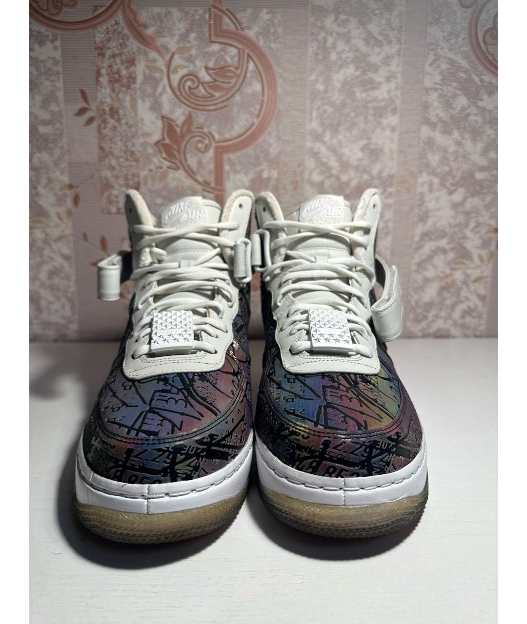 NIKE Кожаные высокие кроссовки / кеды, фото 2