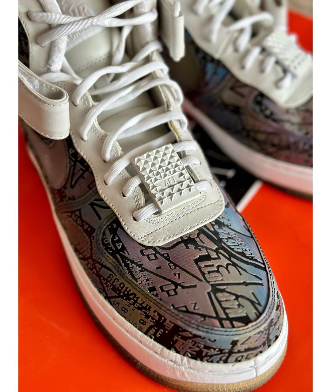 NIKE Кожаные высокие кроссовки / кеды, фото 5