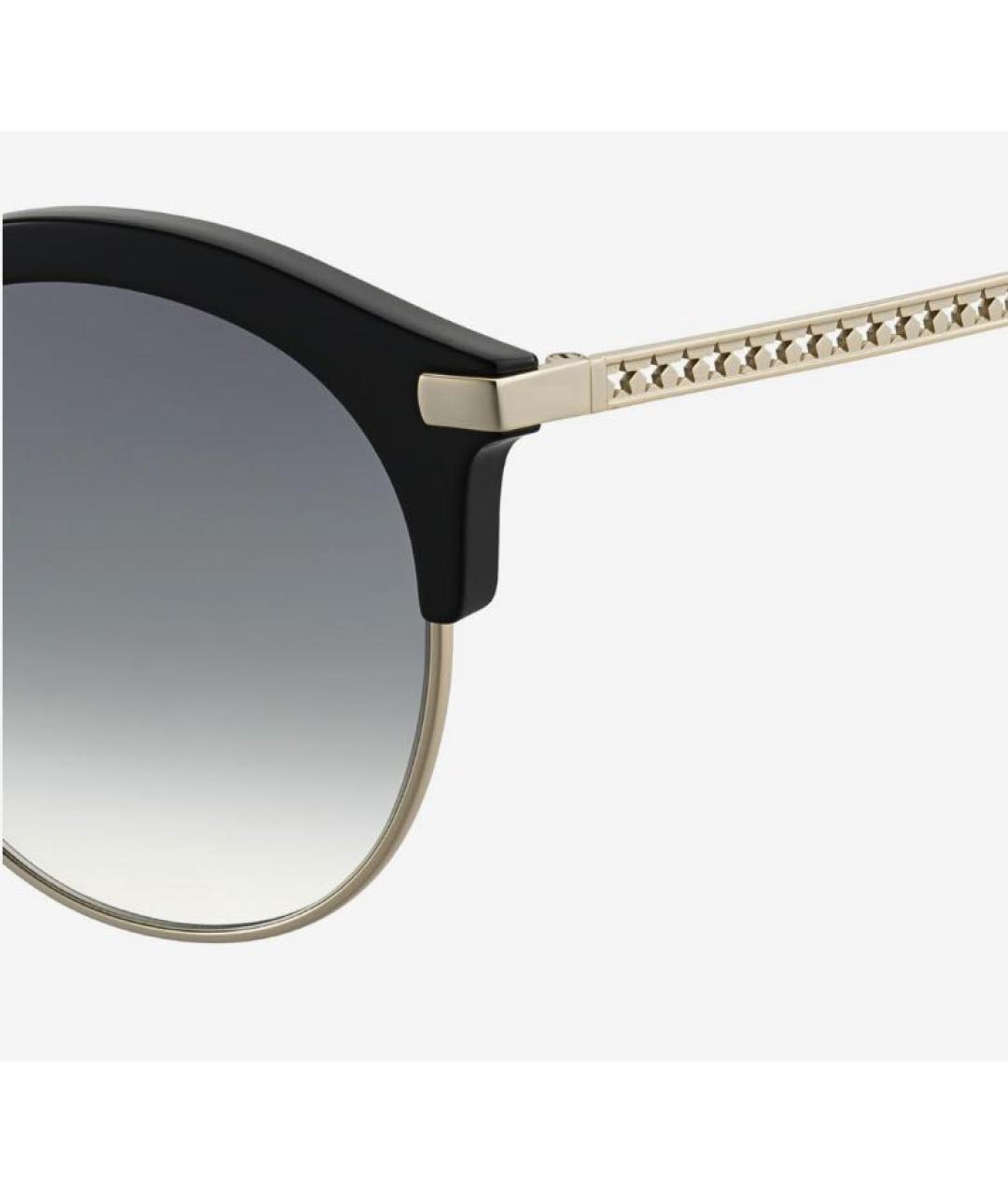 JIMMY CHOO Серые металлические солнцезащитные очки, фото 3