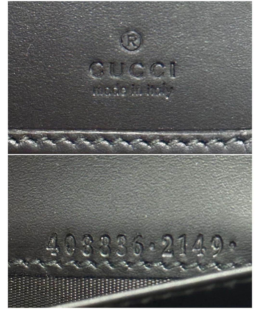 GUCCI Черный кошелек, фото 5