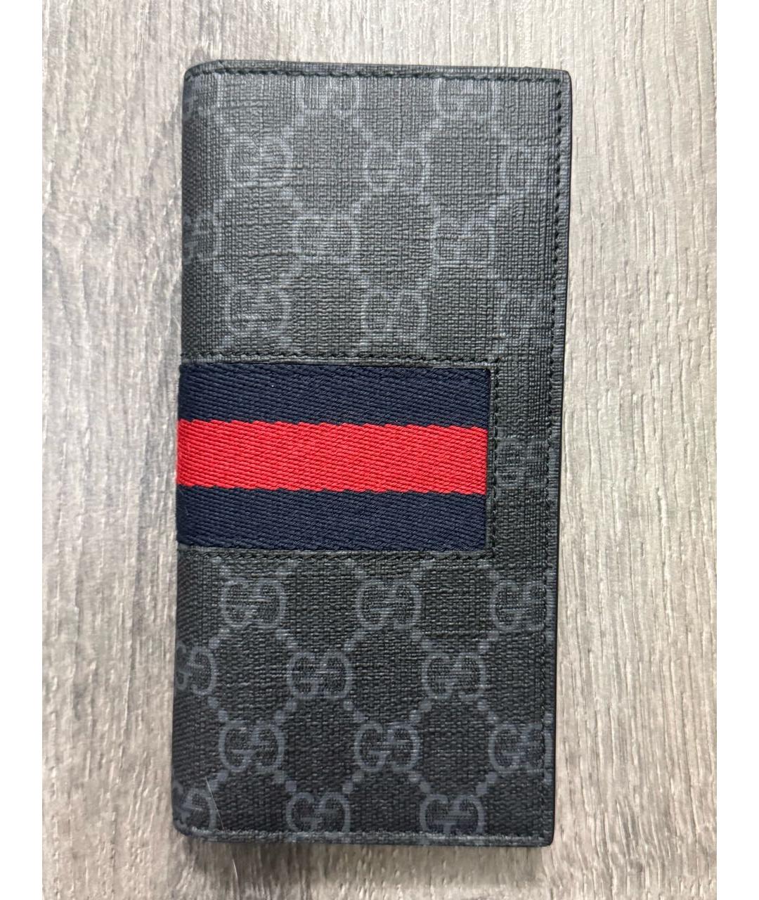 GUCCI Черный кошелек, фото 7