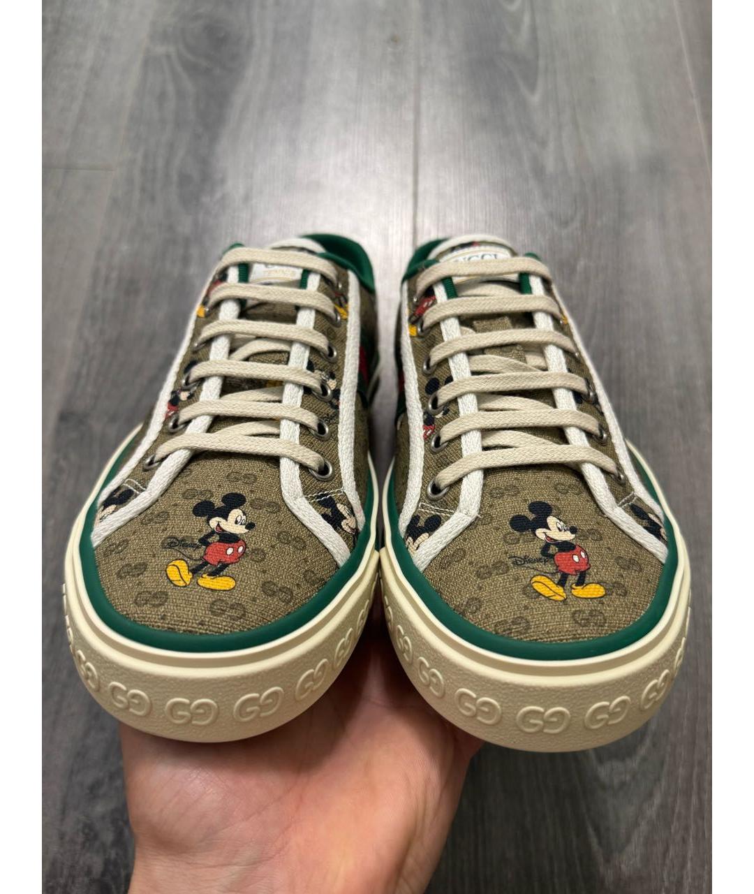 GUCCI Бежевые кеды, фото 2