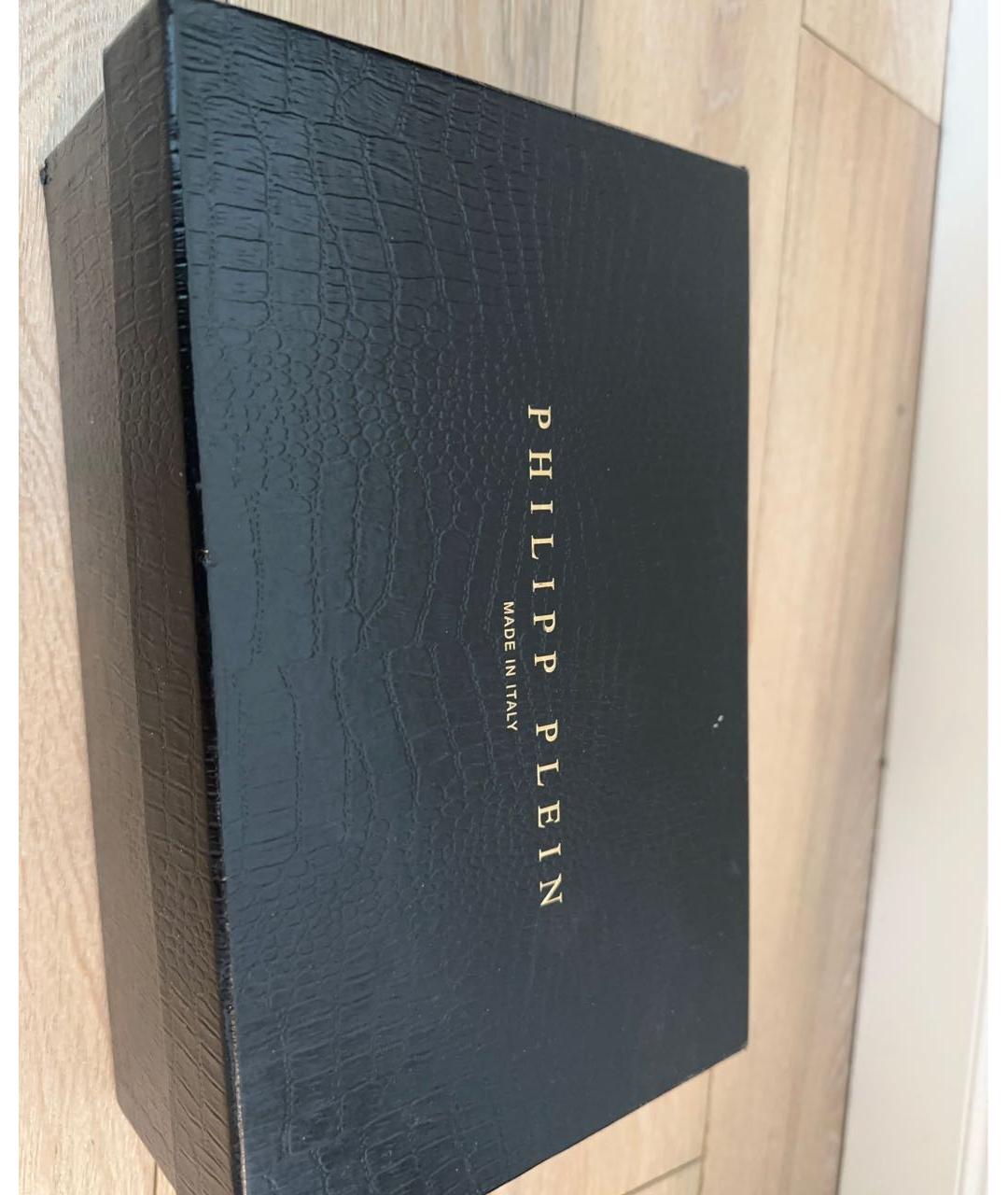 PHILIPP PLEIN Черные замшевые туфли, фото 5