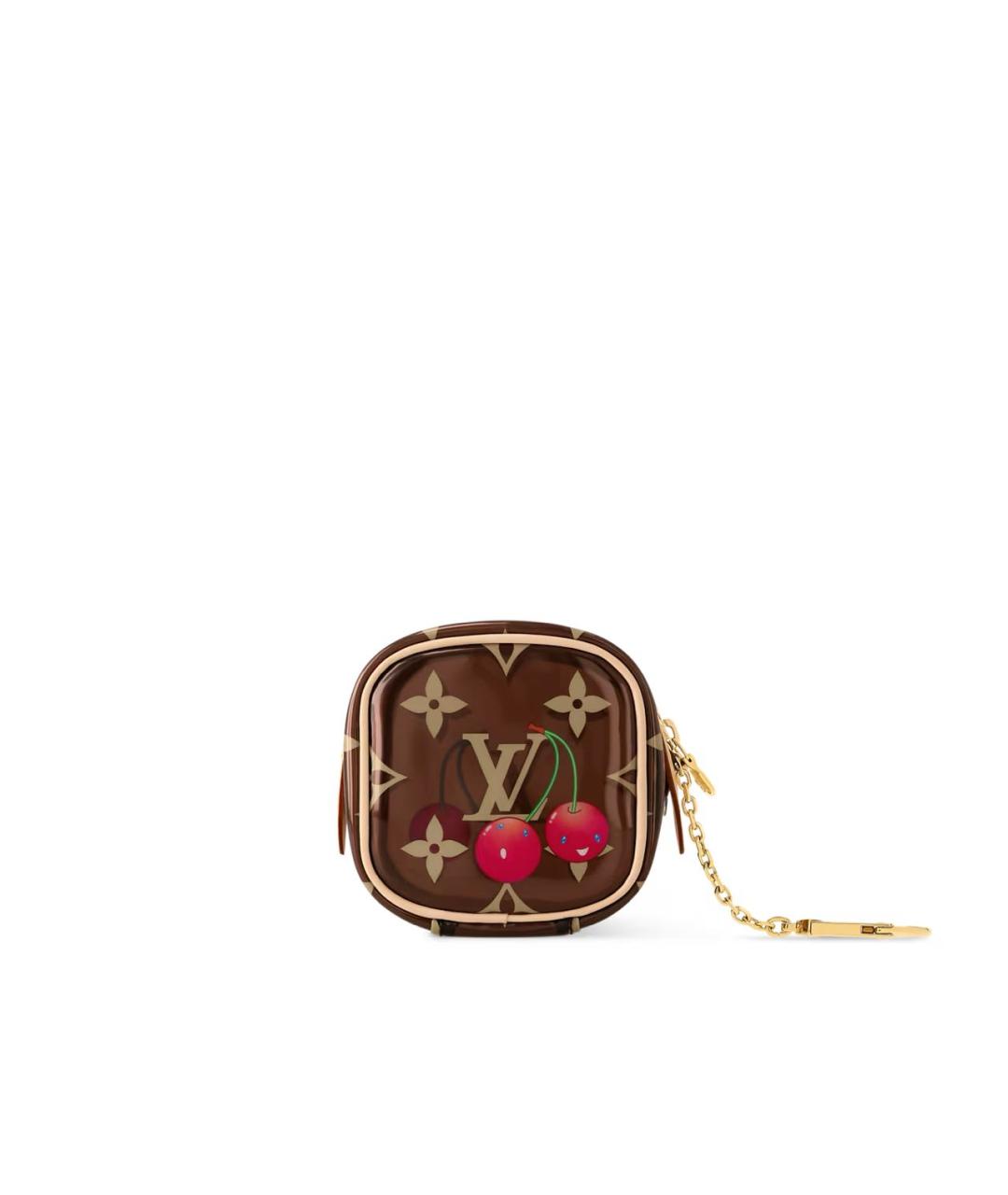 LOUIS VUITTON Коричневый кошелек, фото 3