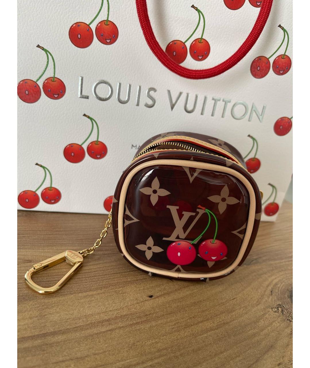 LOUIS VUITTON Коричневый кошелек, фото 5