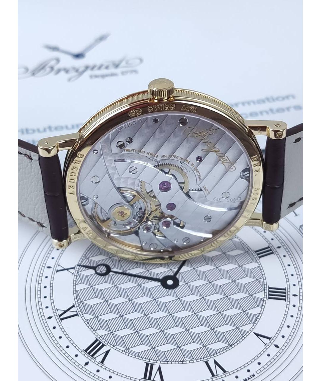 Breguet Коричневые часы из желтого золота, фото 7