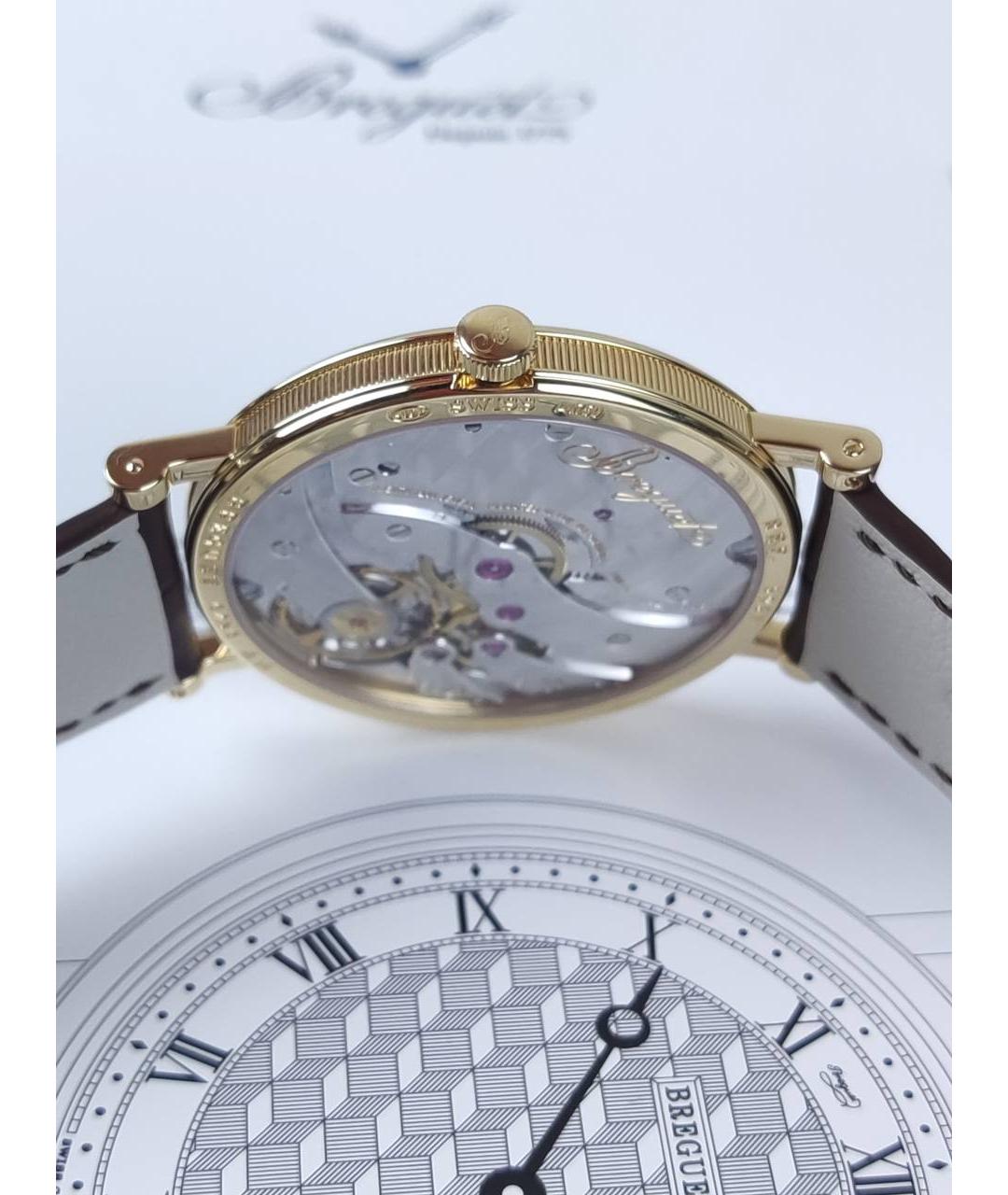 Breguet Коричневые часы из желтого золота, фото 6