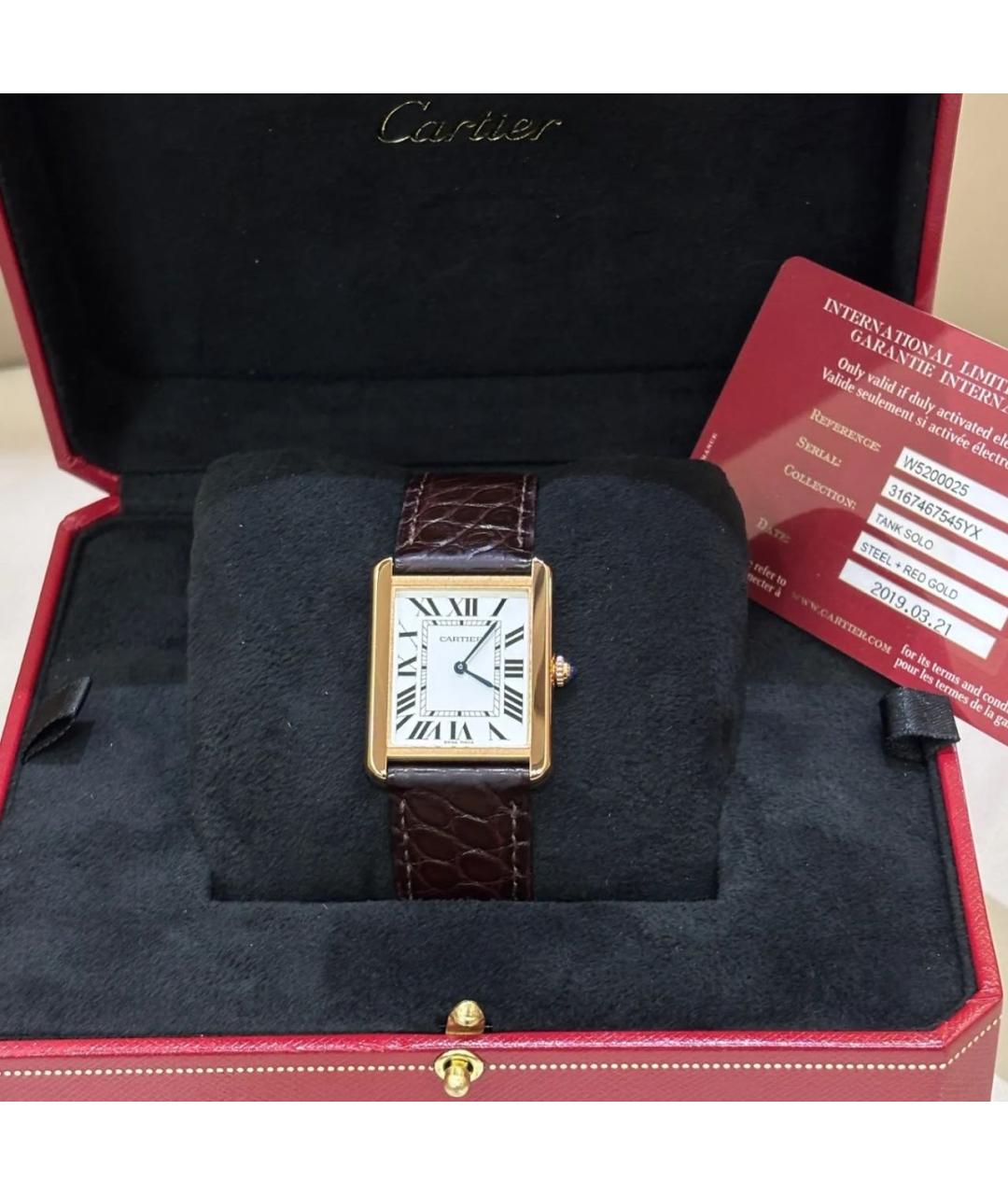 CARTIER Золотые часы из розового золота, фото 2