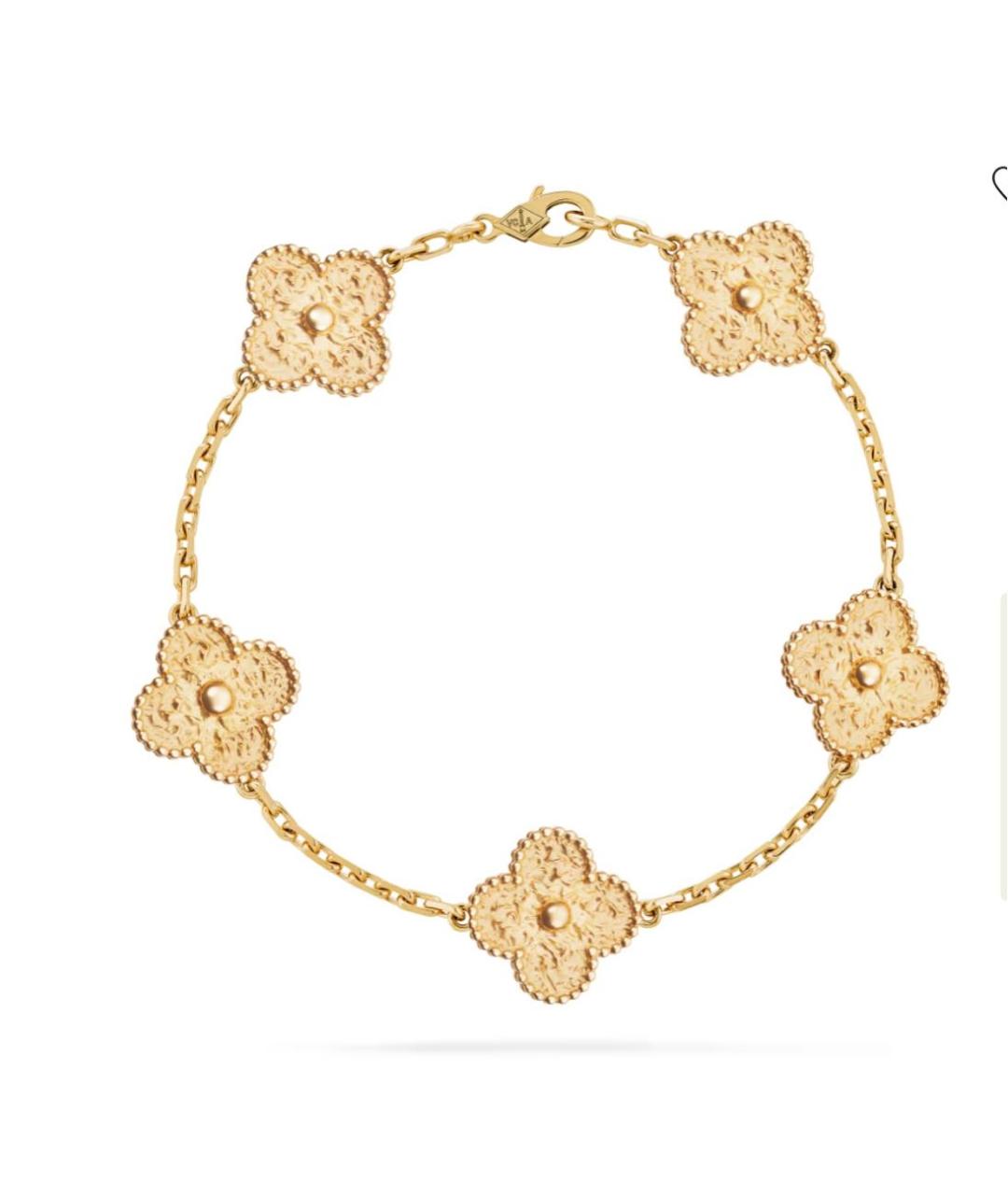 VAN CLEEF & ARPELS Золотой браслет из желтого золота, фото 5