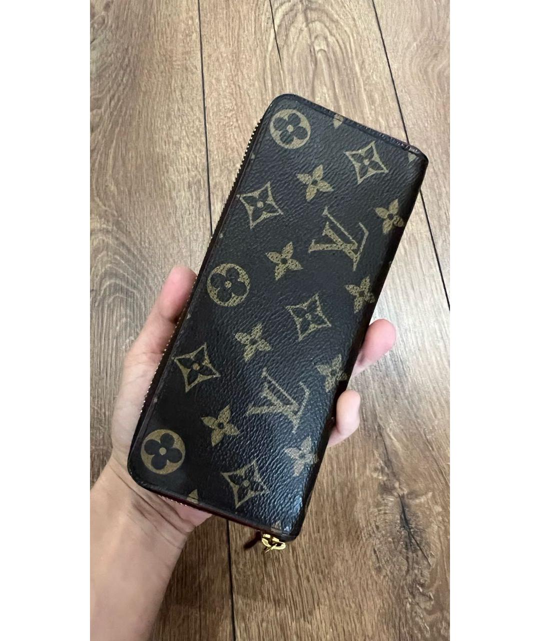 LOUIS VUITTON Коричневый кошелек, фото 2