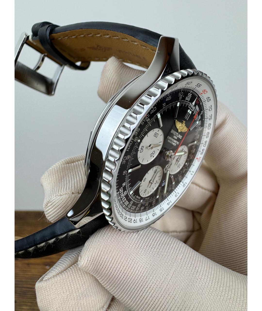 BREITLING Черные часы, фото 5