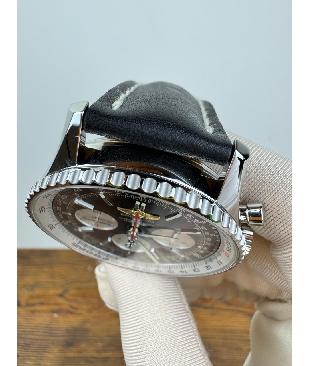 BREITLING Черные часы, фото 6