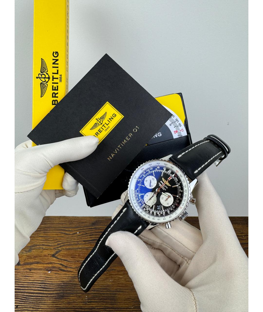 BREITLING Черные часы, фото 2