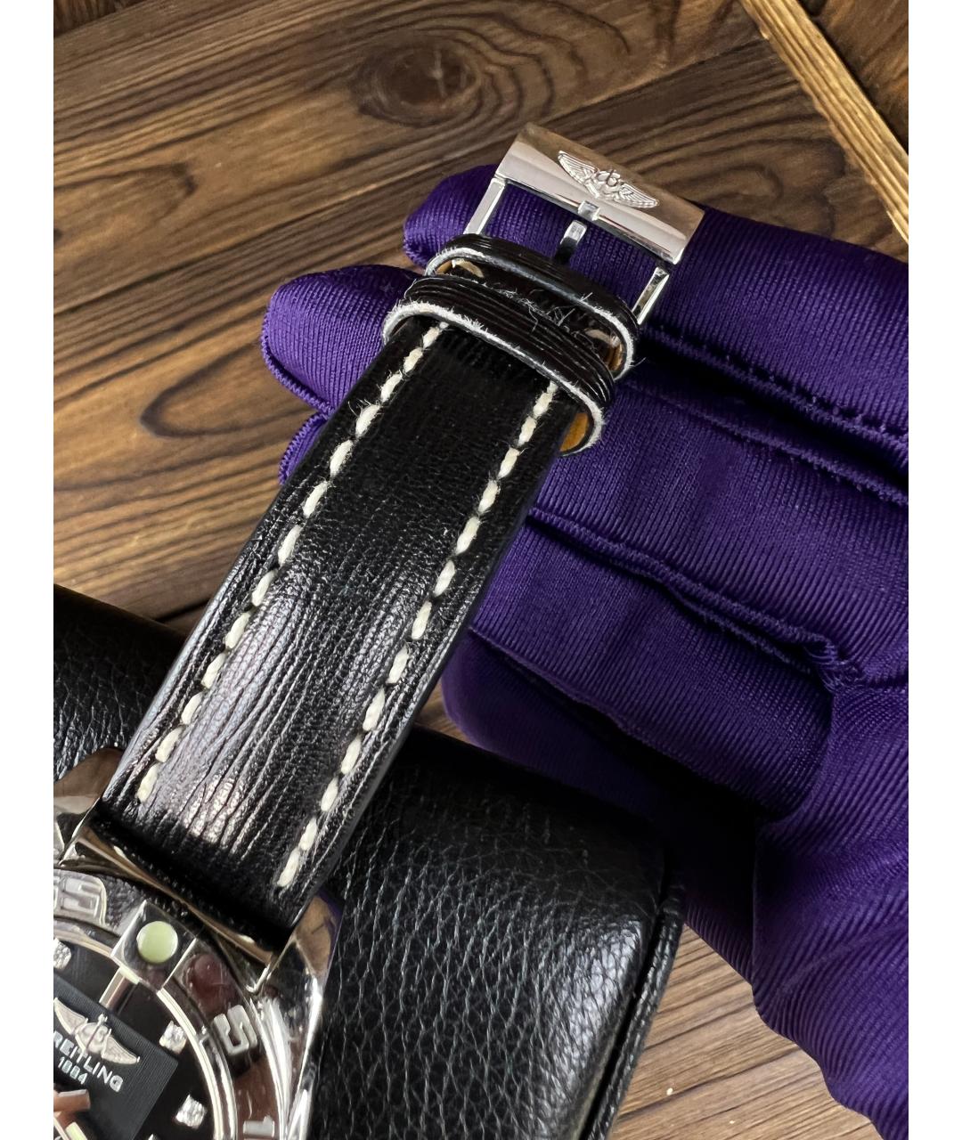 BREITLING Черные часы, фото 7