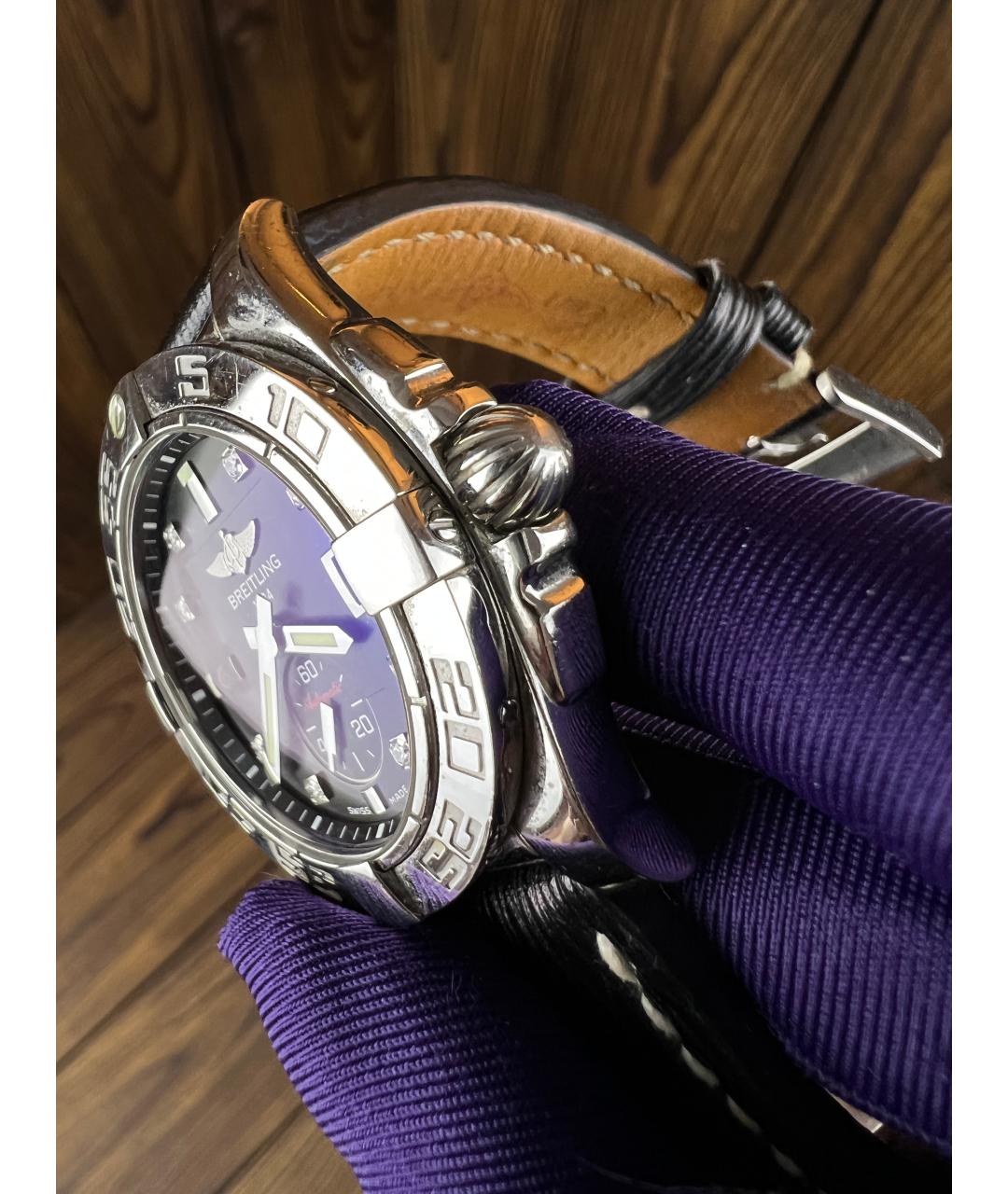 BREITLING Черные часы, фото 3