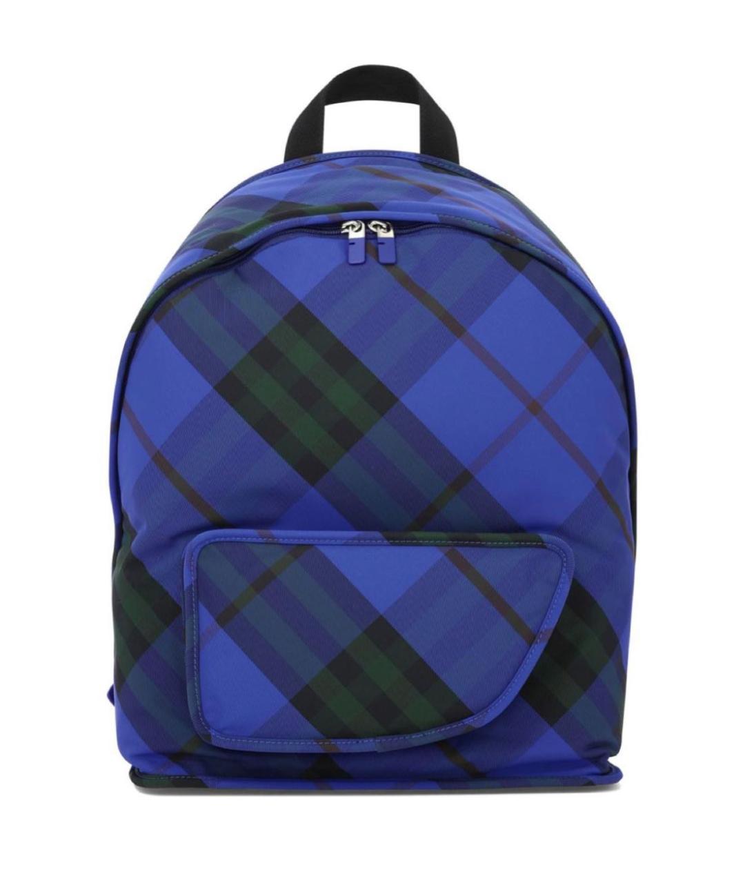 BURBERRY Синий деним рюкзак, фото 1