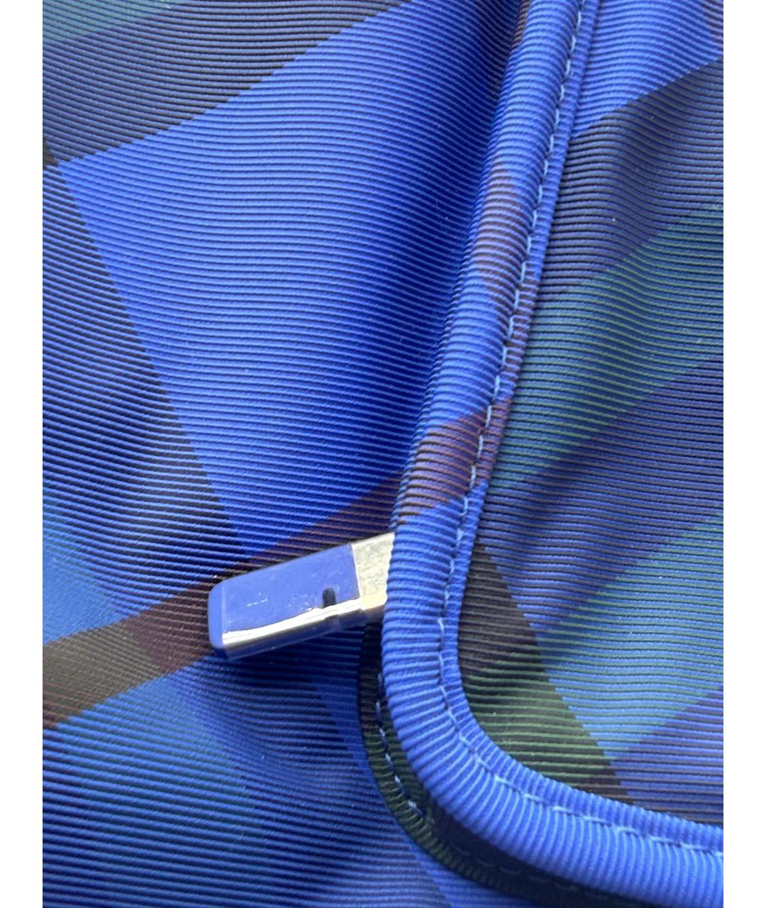 BURBERRY Синий деним рюкзак, фото 7