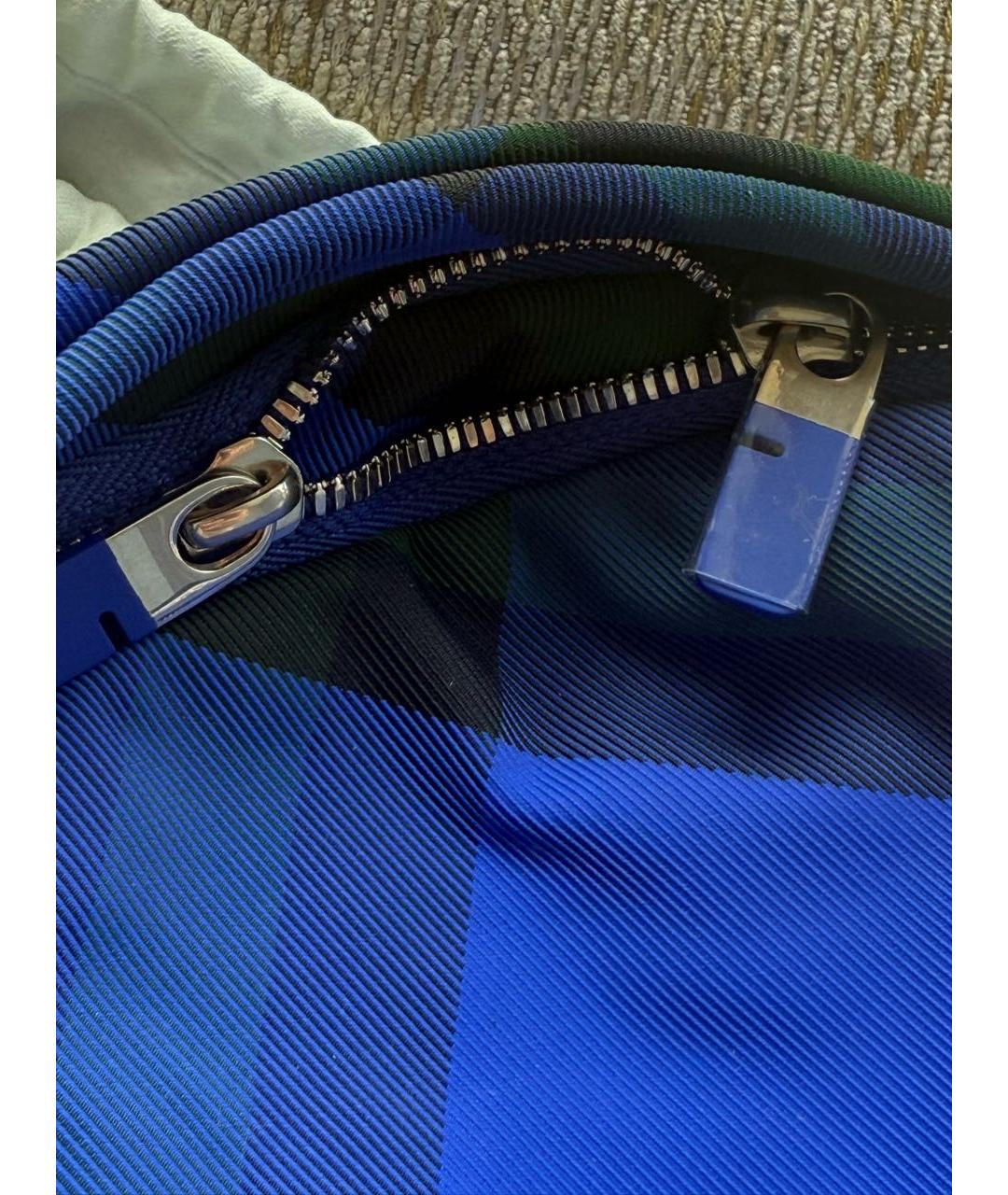 BURBERRY Синий деним рюкзак, фото 5