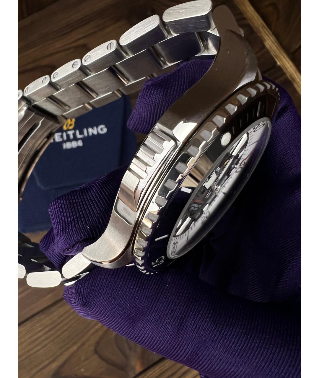 BREITLING Черные часы, фото 5