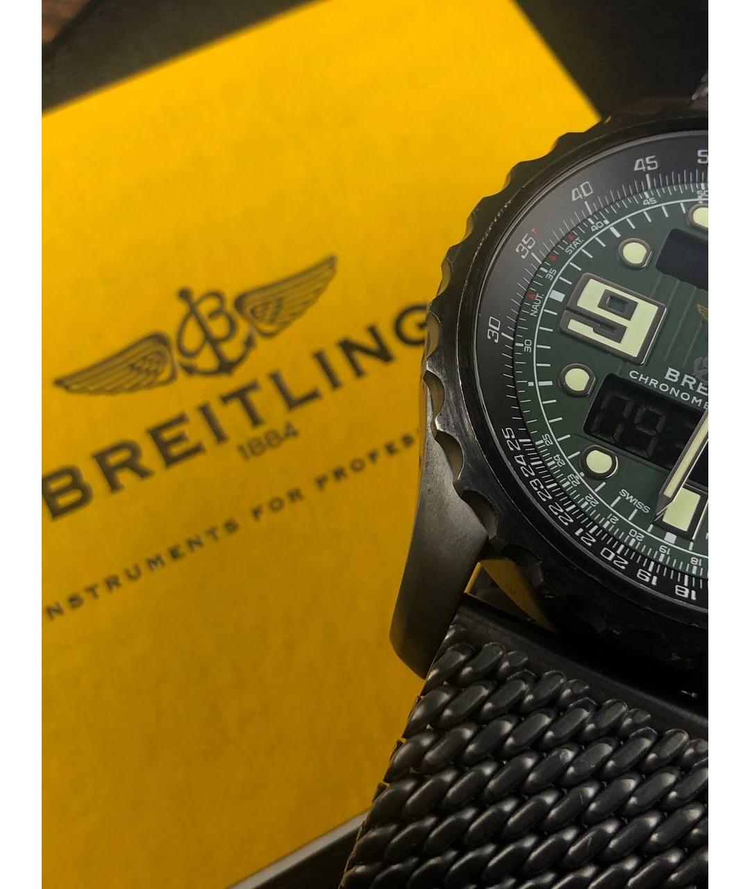 BREITLING Черные часы, фото 4