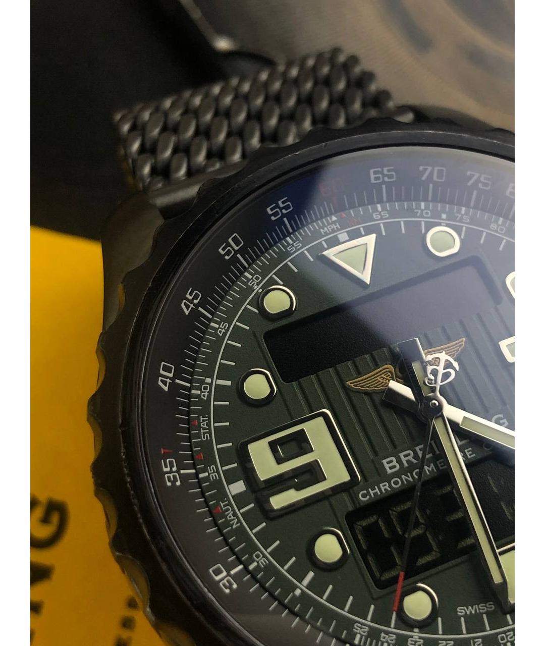BREITLING Черные часы, фото 5