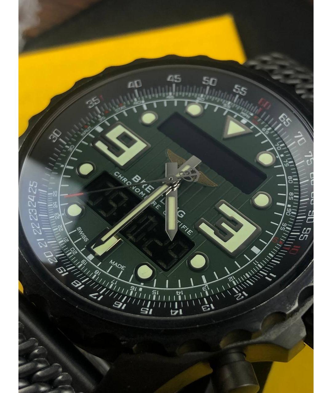 BREITLING Черные часы, фото 3