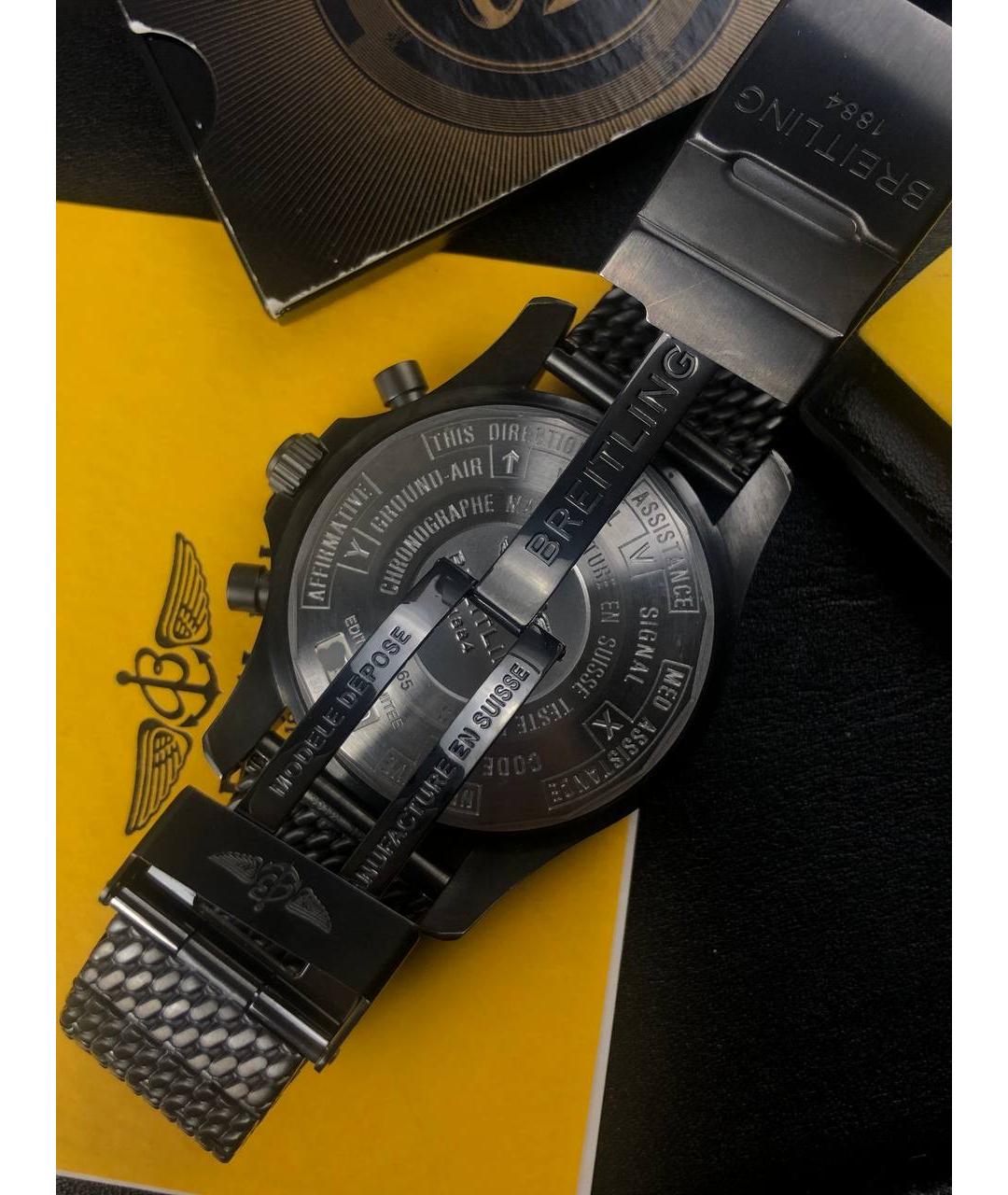 BREITLING Черные часы, фото 6