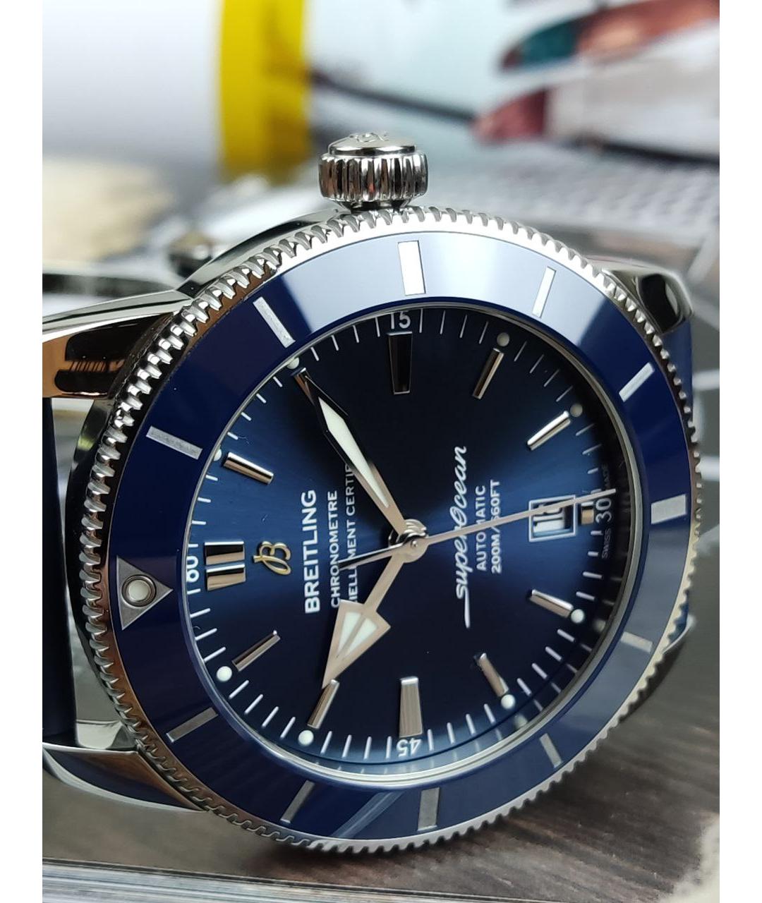 BREITLING Темно-синие часы, фото 3