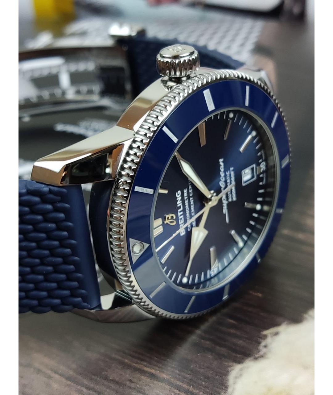 BREITLING Темно-синие часы, фото 4