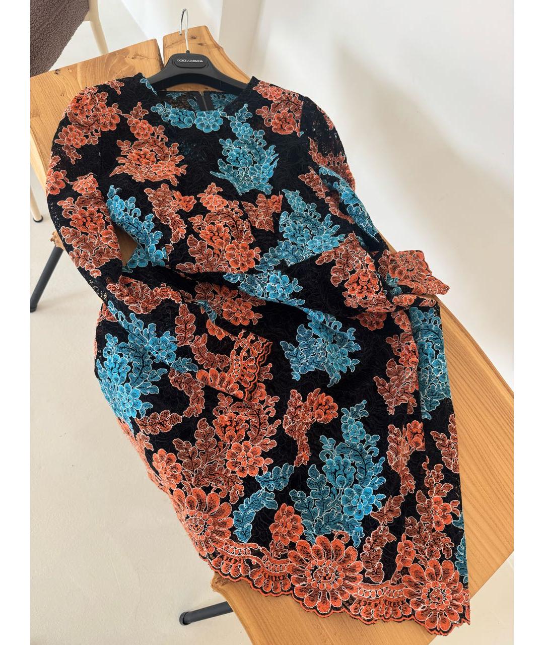 DOLCE&GABBANA Мульти платье, фото 3