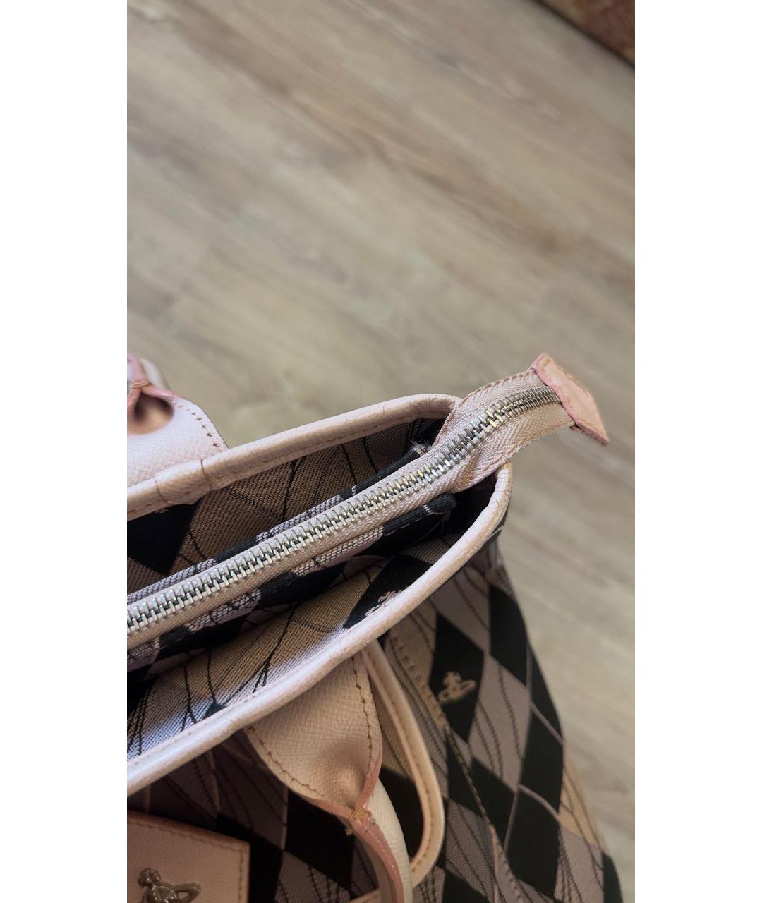 VIVIENNE WESTWOOD Мульти тканевая сумка тоут, фото 6