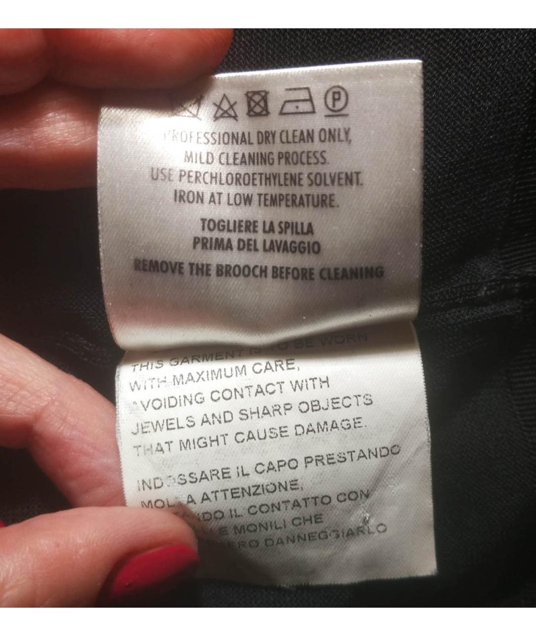 GUCCI Черная вискозная майка, фото 4
