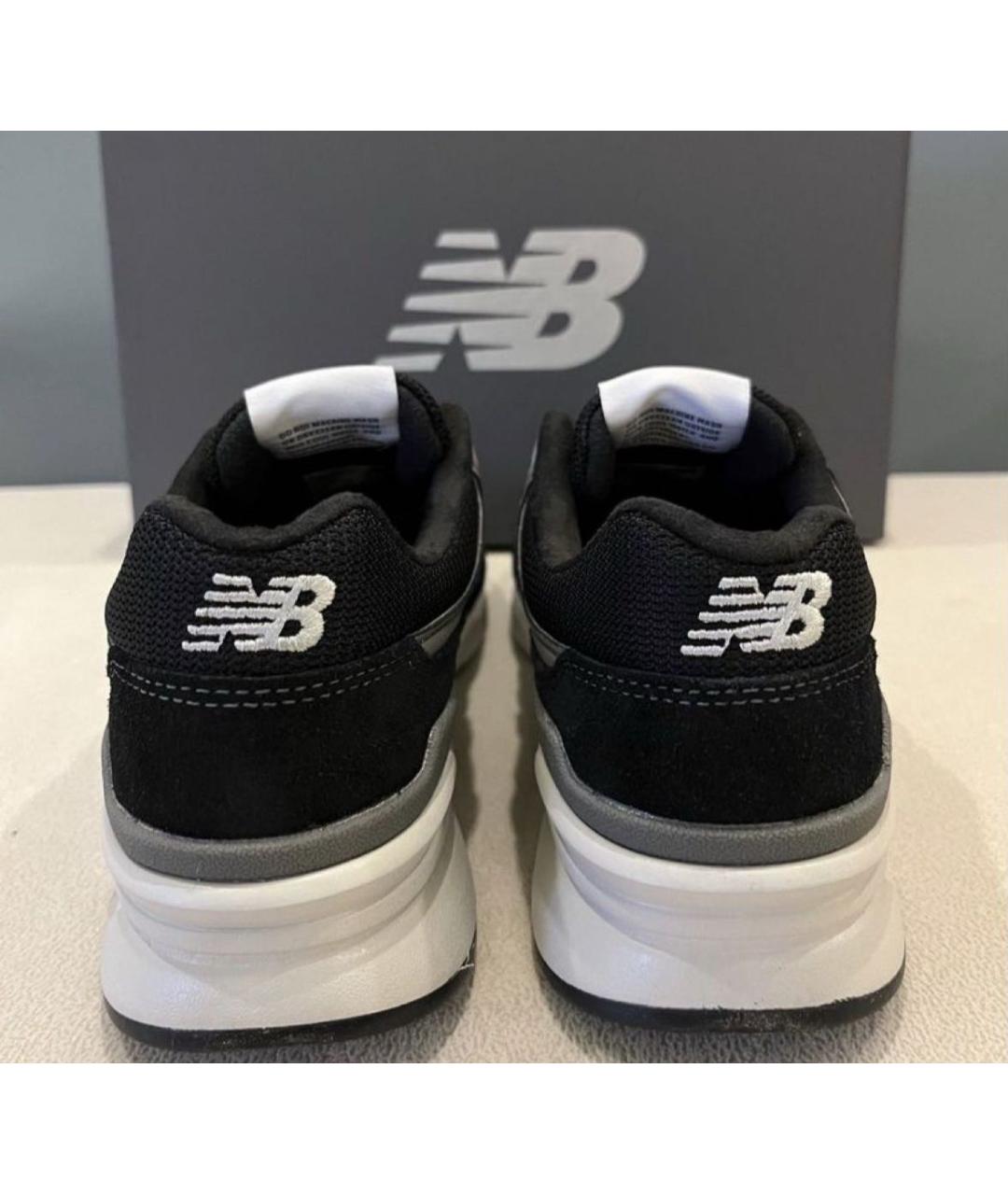 NEW BALANCE Черные замшевые низкие кроссовки / кеды, фото 7