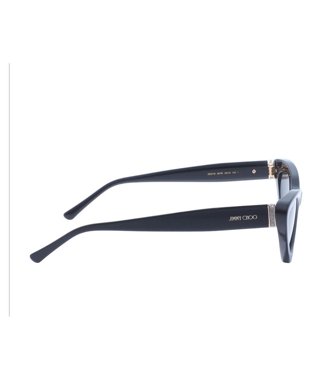 JIMMY CHOO Черные пластиковые солнцезащитные очки, фото 2