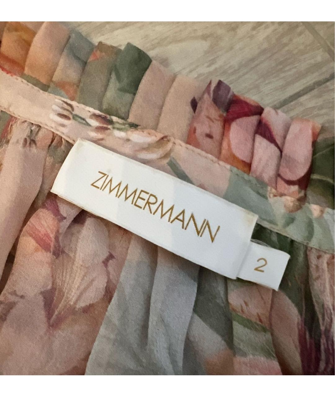 ZIMMERMANN Мульти шелковая блузы, фото 4