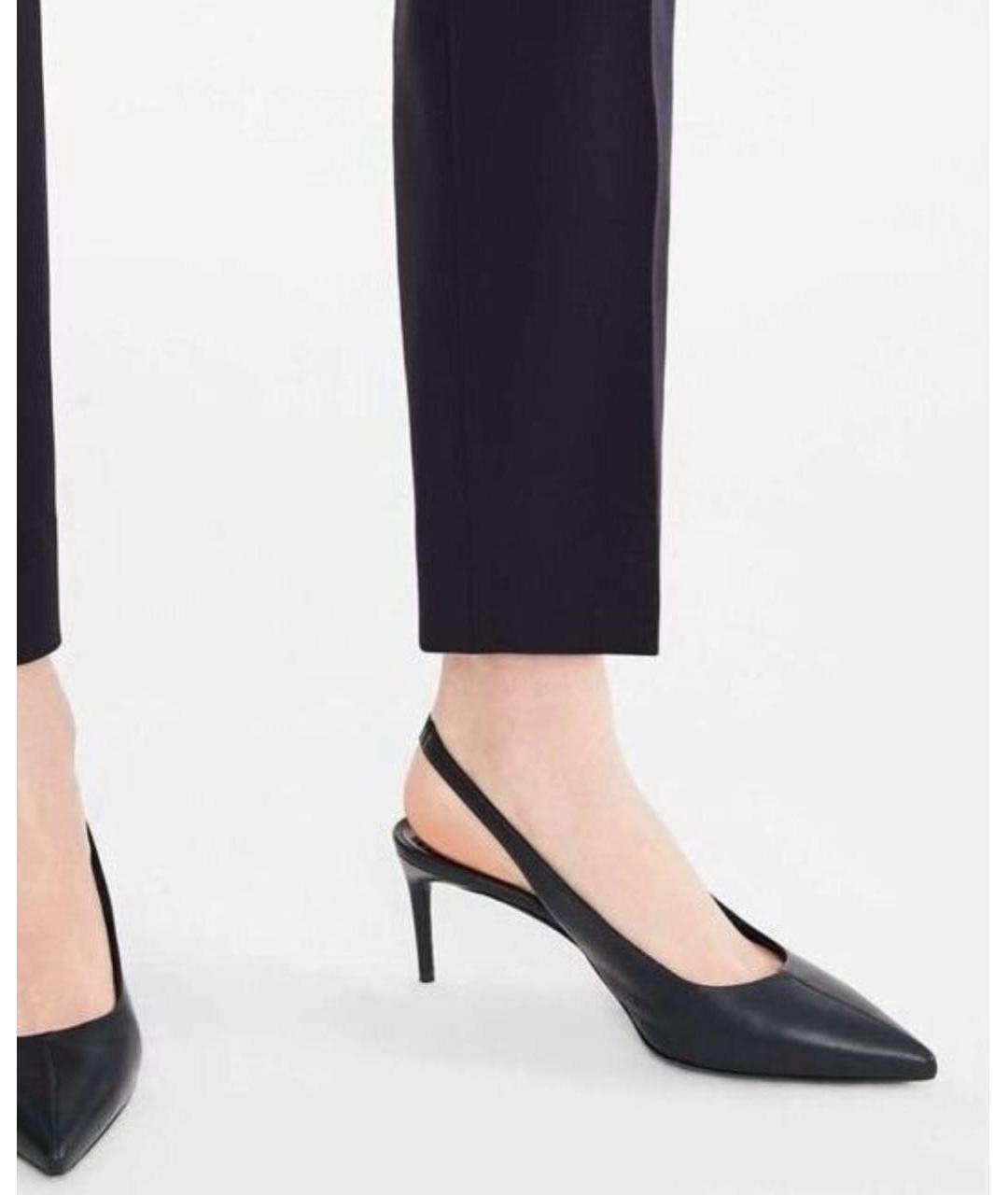 MAX MARA Черные кожаные туфли, фото 8