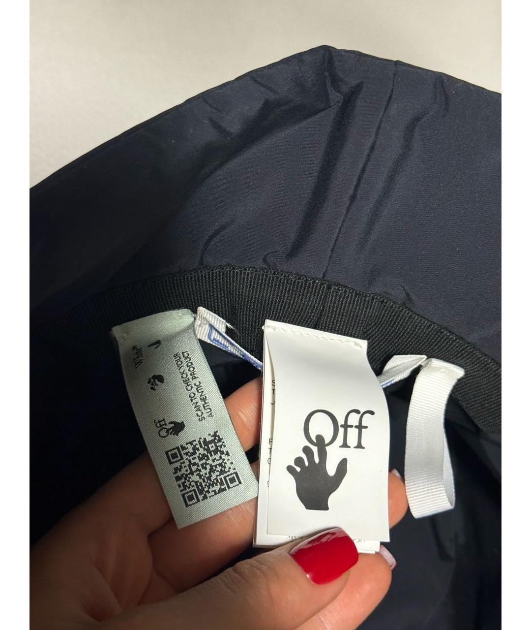 OFF-WHITE Черная панама, фото 4