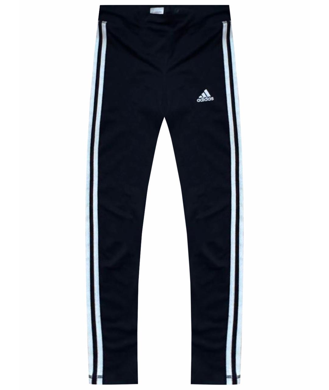 ADIDAS Темно-синие полиэстеровые леггинсы и велосипедки, фото 1
