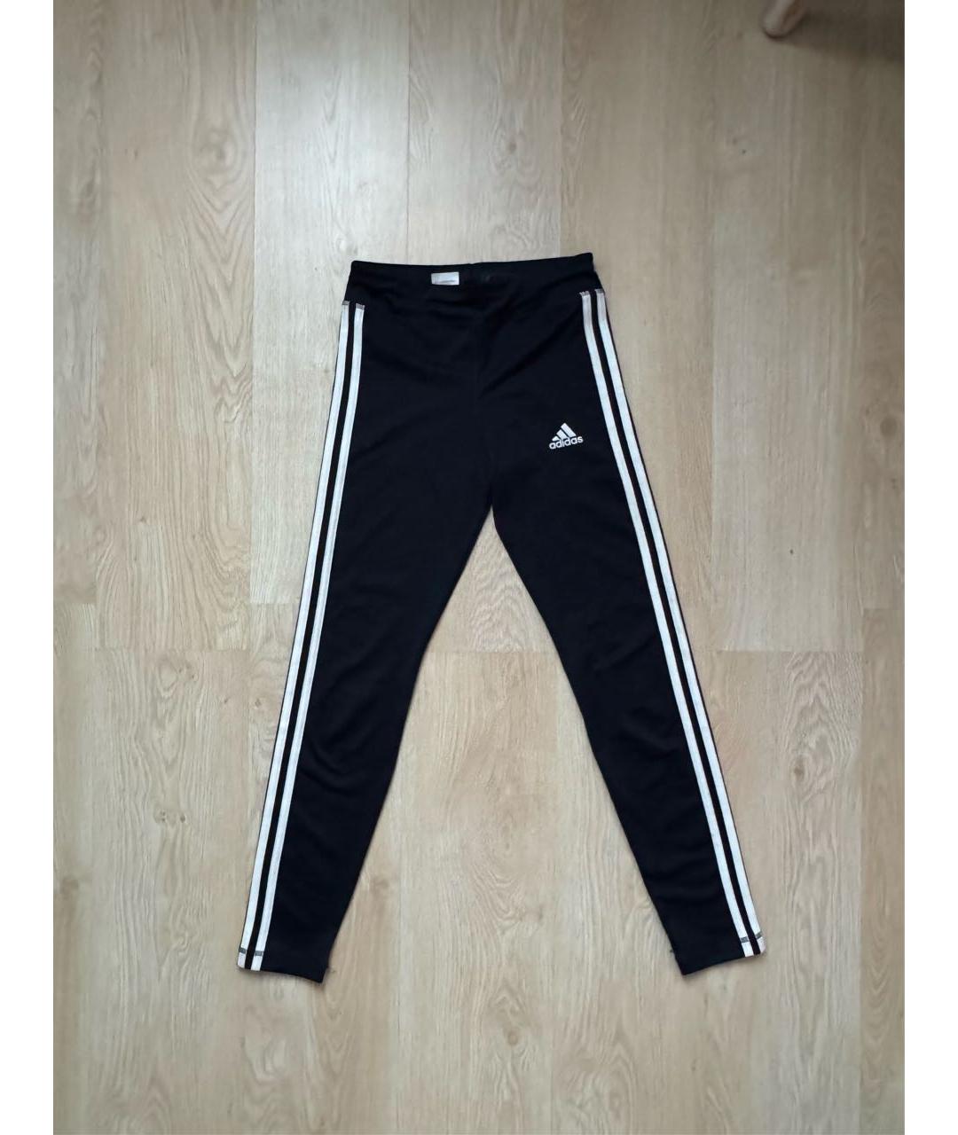 ADIDAS Темно-синие полиэстеровые леггинсы и велосипедки, фото 5