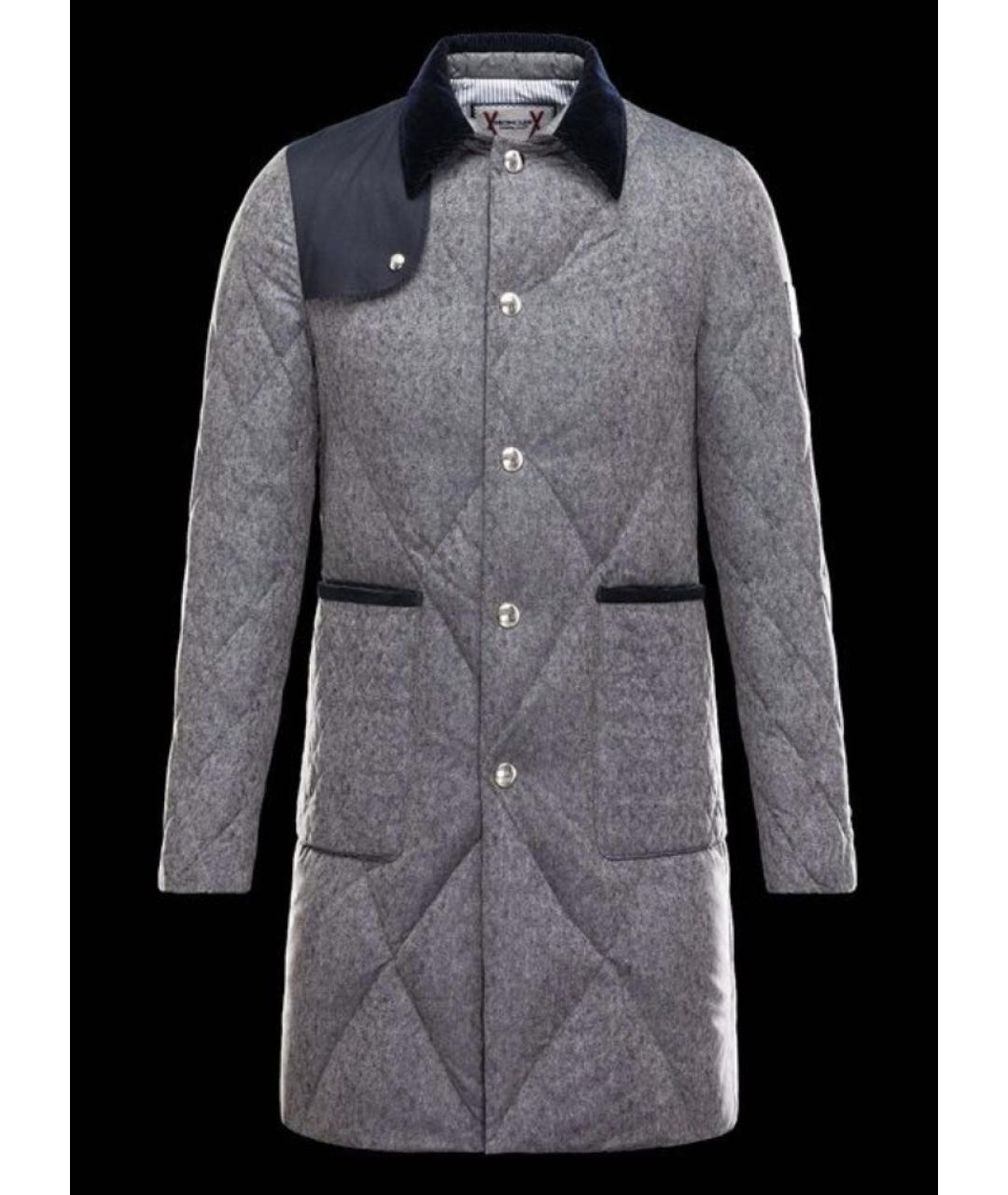 MONCLER Серая куртка, фото 10