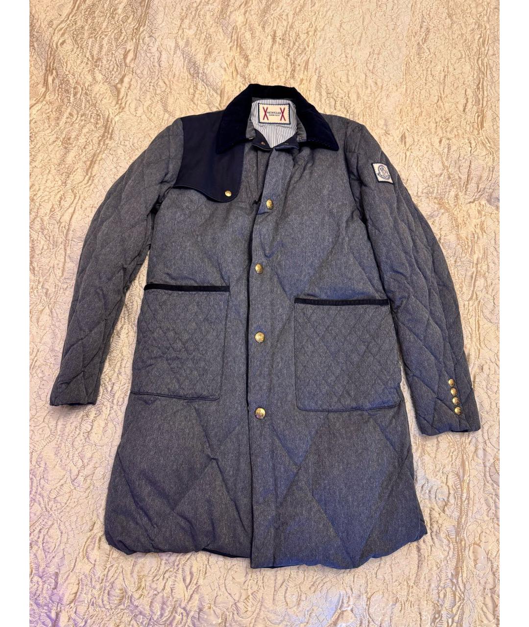 MONCLER Серая куртка, фото 2