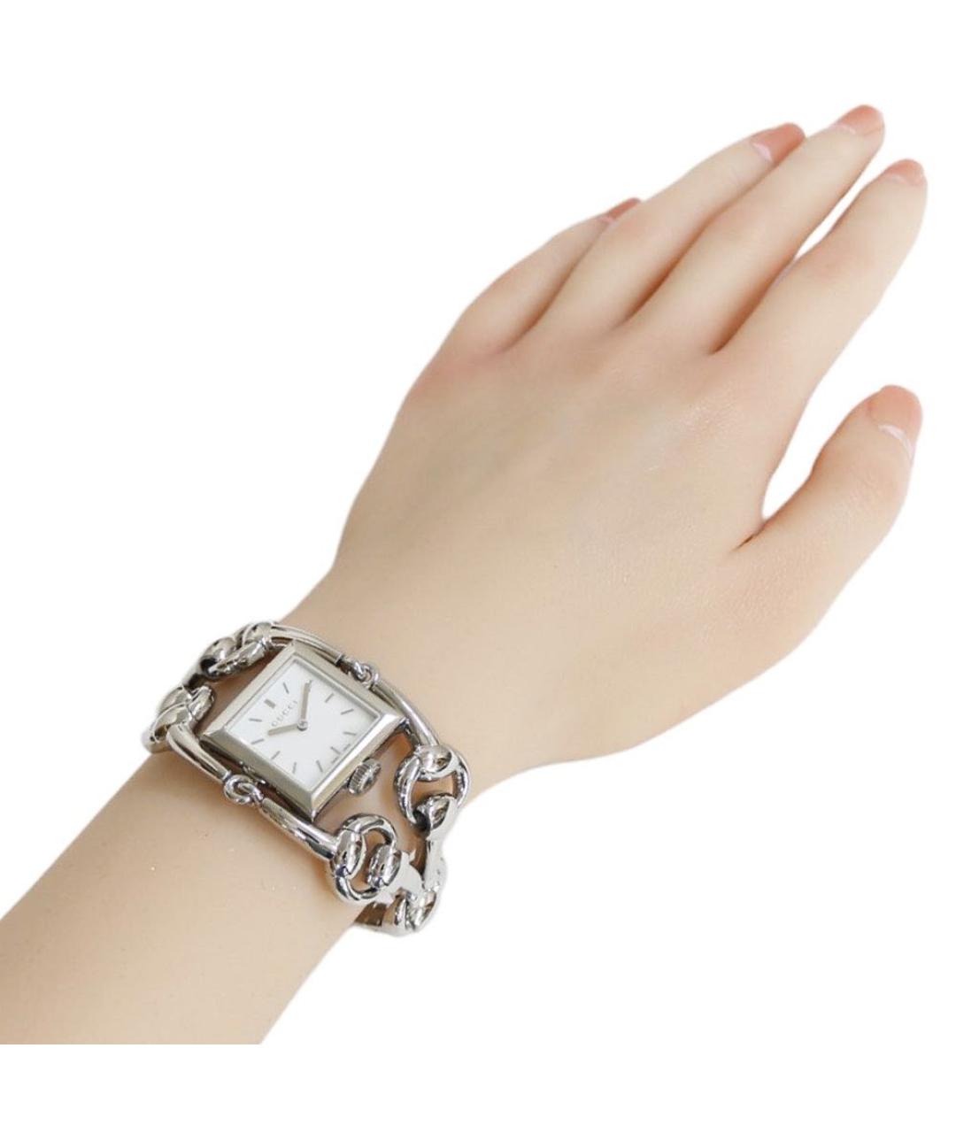 GUCCI Белые часы, фото 4