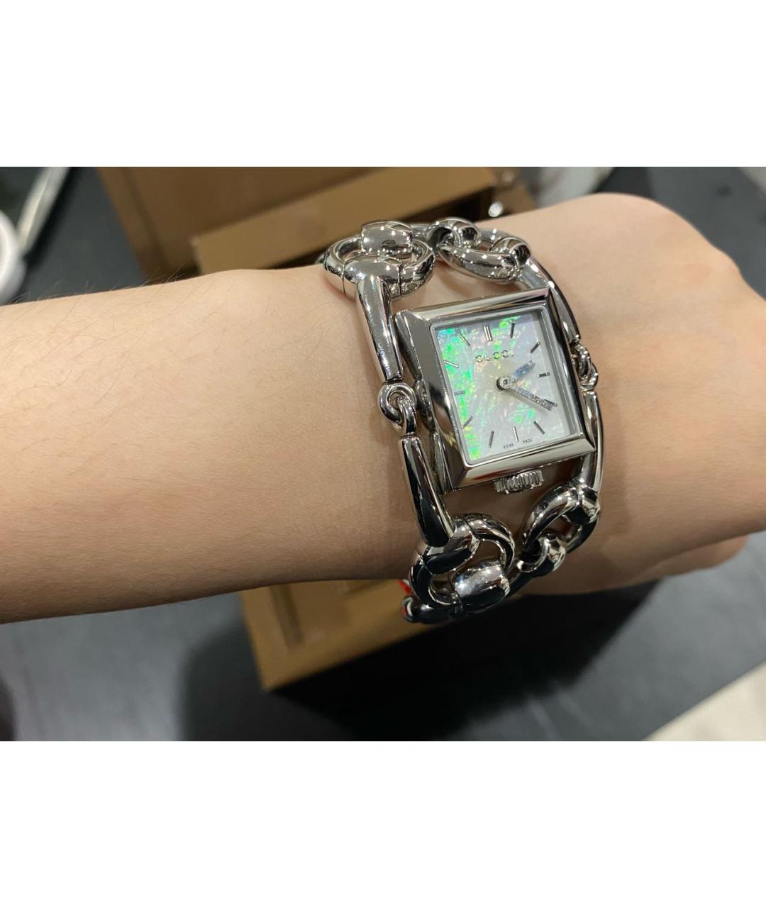 GUCCI Белые часы, фото 5