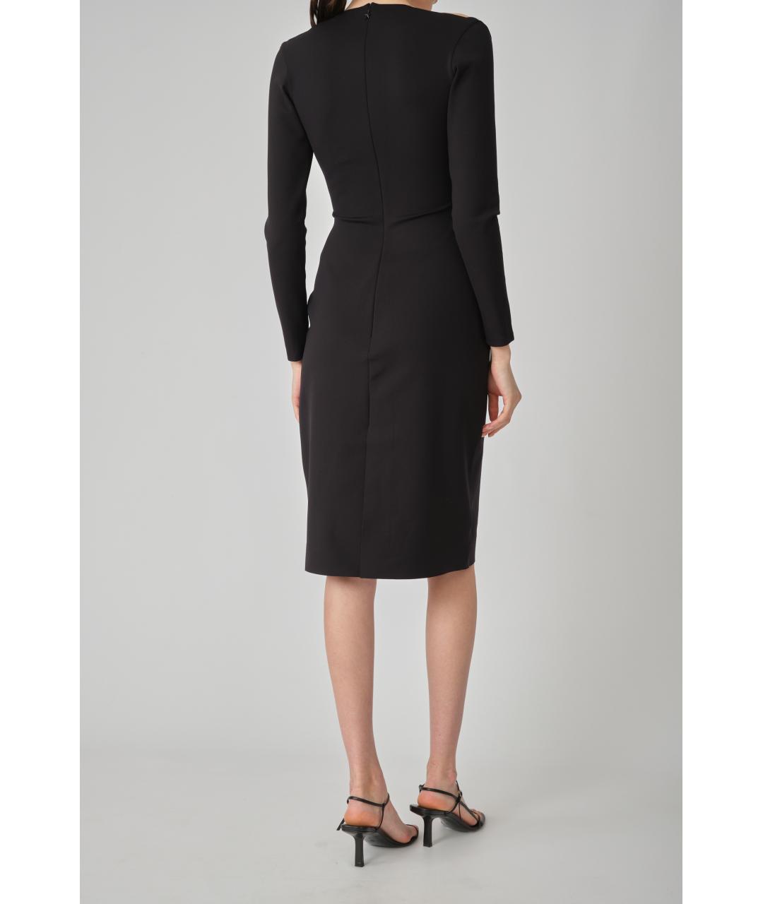 MUGLER Черное полиамидовое повседневное платье, фото 3