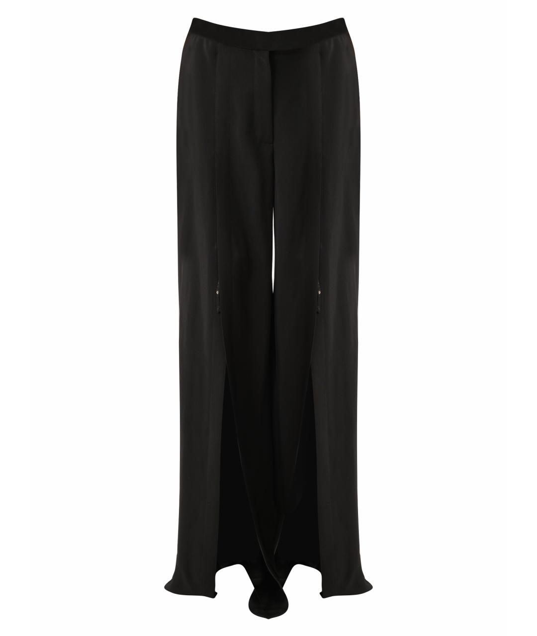 MUGLER Черные вискозные брюки широкие, фото 1