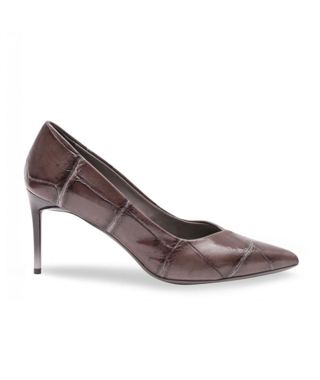MAX MARA Коричневые кожаные туфли, фото 9